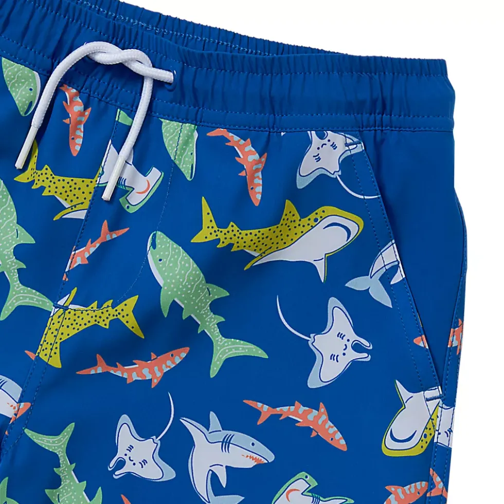 Boys Chlorine Resistant Stretch Hydroliner Sport Swim Trunks