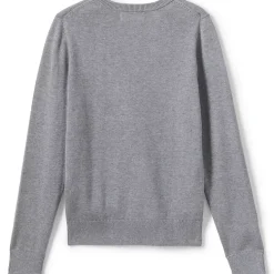 Boys Cotton Modal Fine Gauge V-neck Sweater