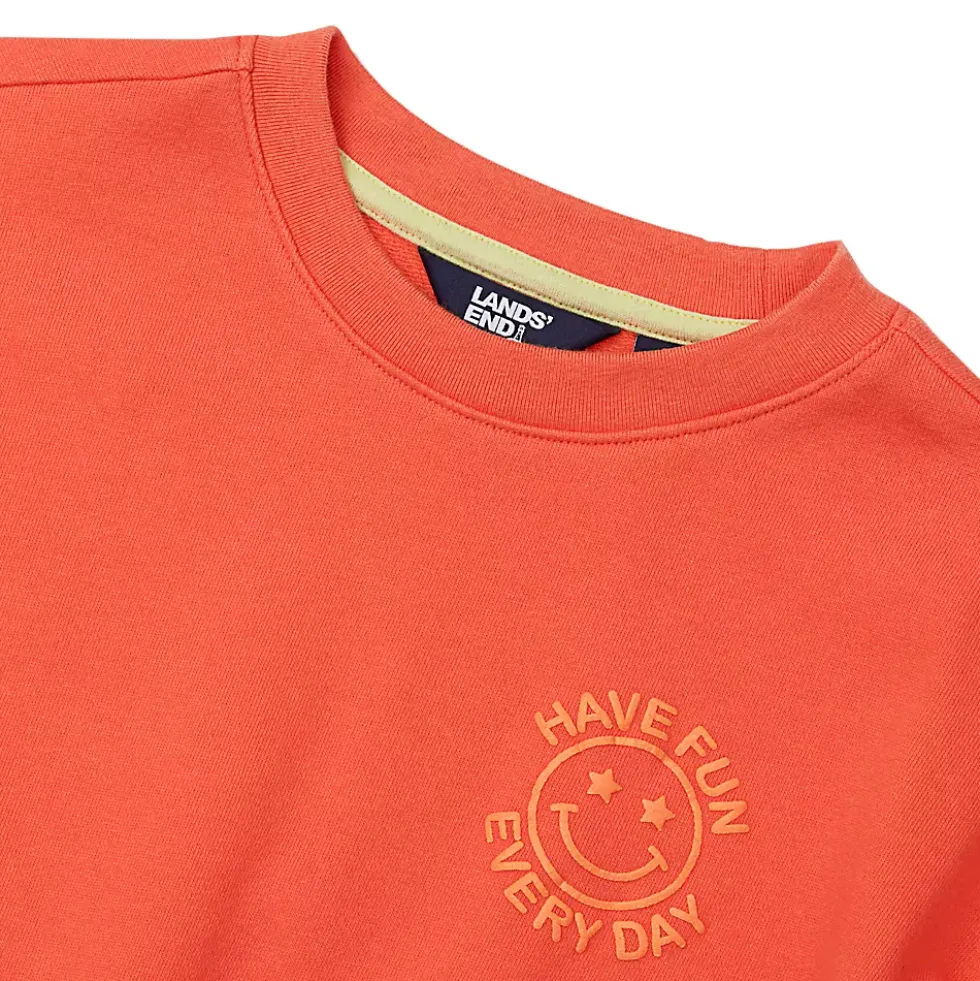 Boys French Terry Crewneck Sweatshirt