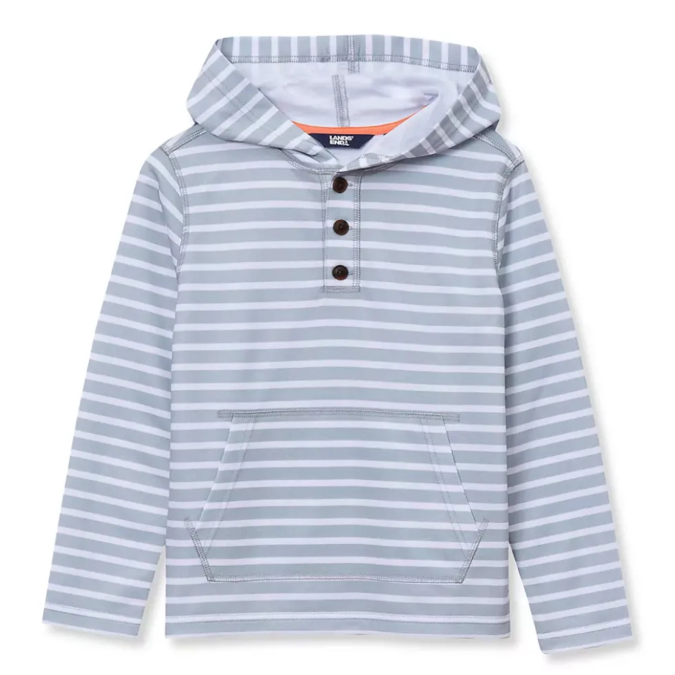 Boys Henley Pullover Hoodie