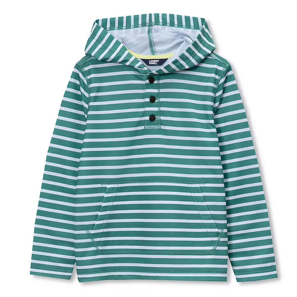 Boys Henley Pullover Hoodie