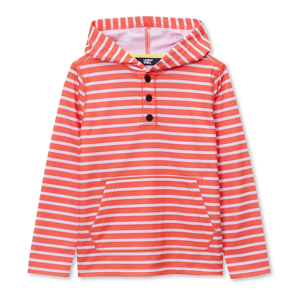 Boys Henley Pullover Hoodie
