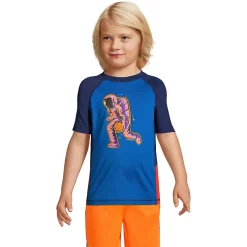 Boys Husky Short Sleeve Athletic Graphic T-Shirt
