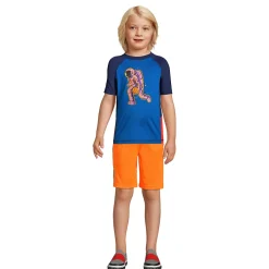 Boys Husky Short Sleeve Athletic Graphic T-Shirt