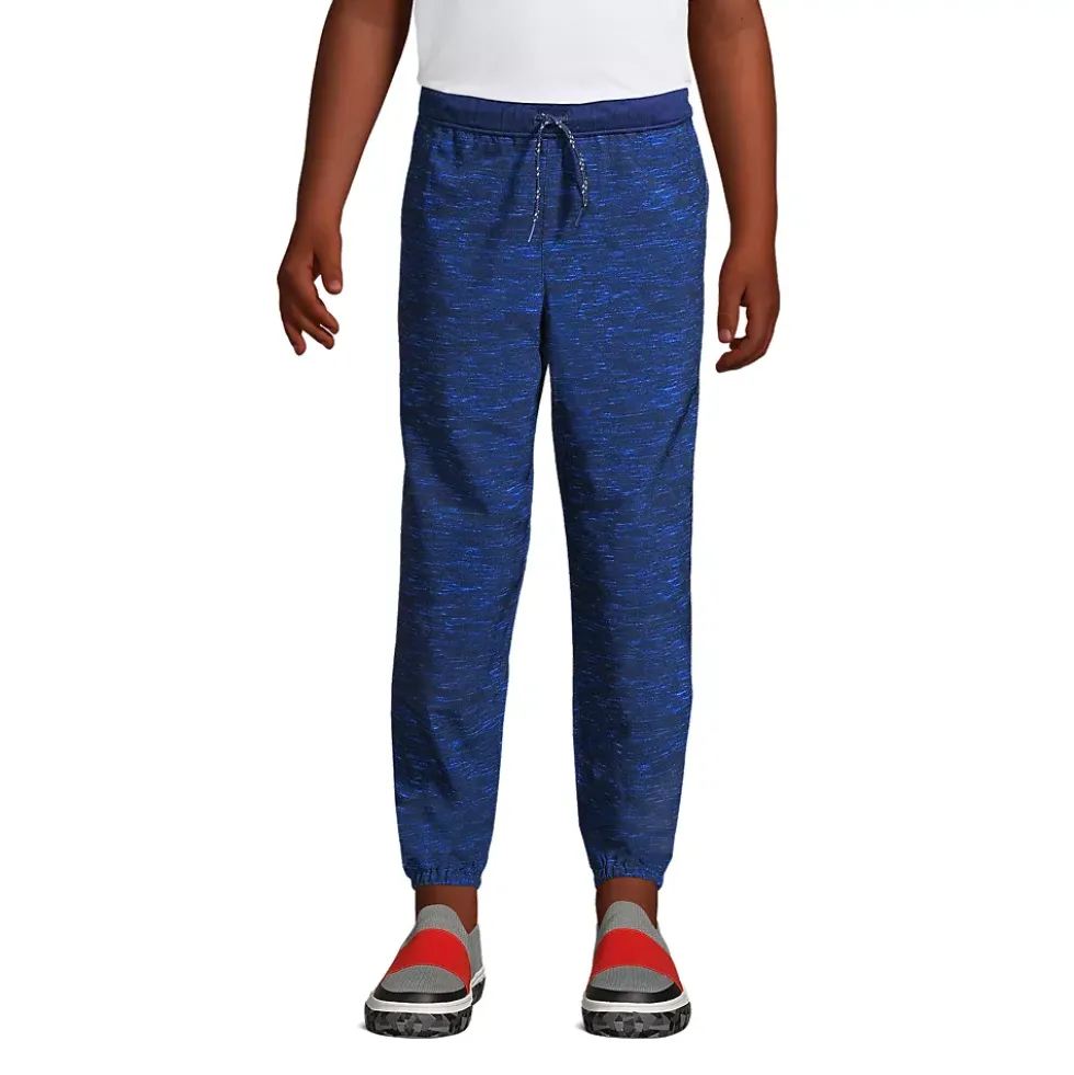 Boys Iron Knee Athletic Stretch Woven Jogger Sweatpants