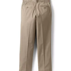 Boys Iron Knee Blend Plain Front Chino Pants