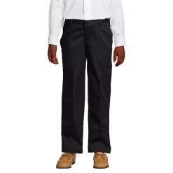 Boys Iron Knee Blend Plain Front Chino Pants