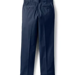 Boys Iron Knee Blend Plain Front Chino Pants