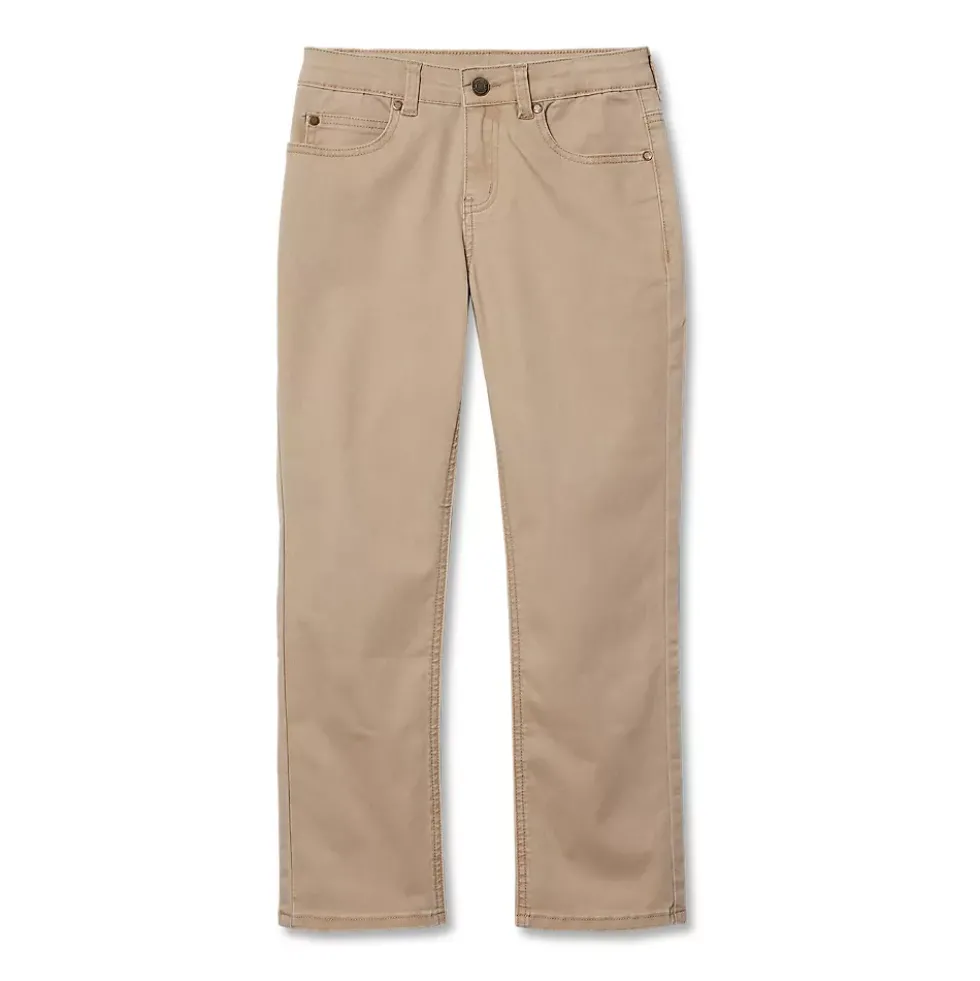 Boys Iron Knee Twill 5 Pocket Pants