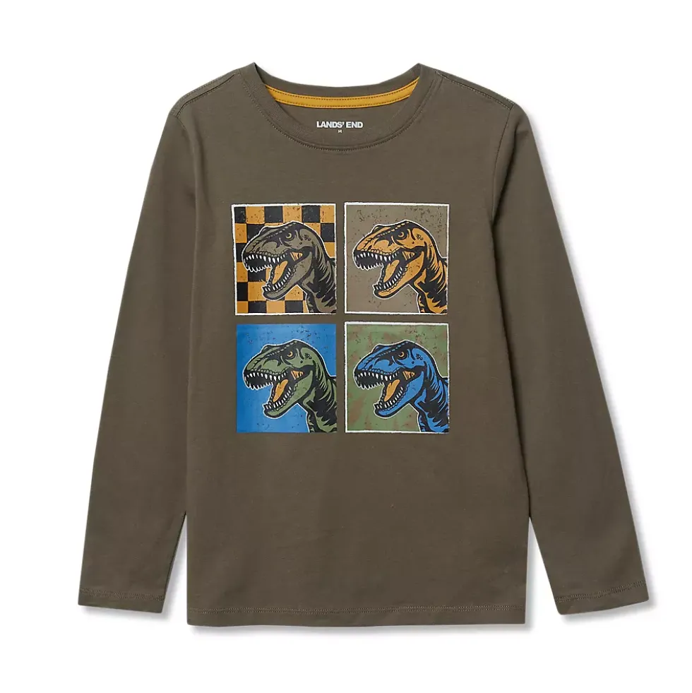 Boys Long Sleeve Graphic Tee