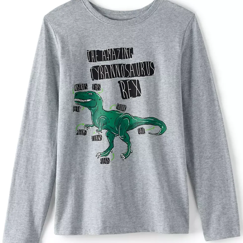 Boys Long Sleeve Graphic Tee