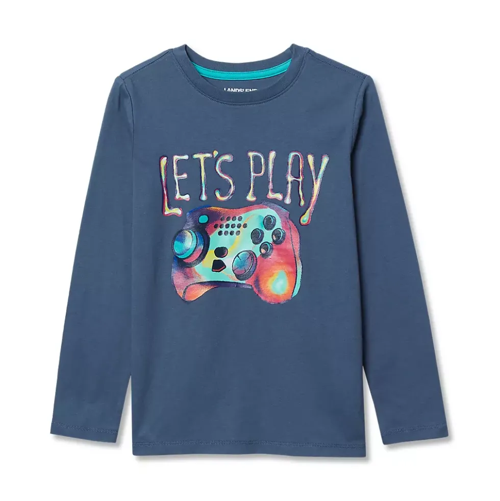 Boys Long Sleeve Graphic Tee