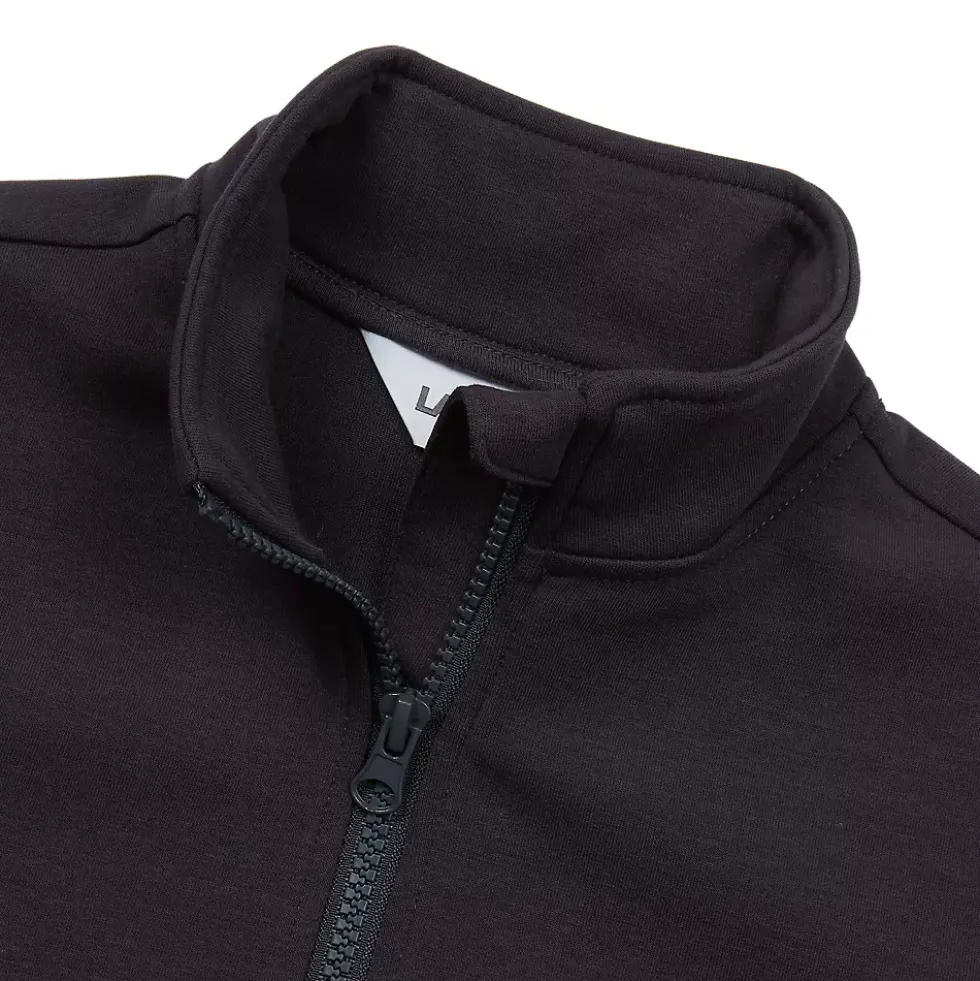 Boys Long Sleeve Knit Full Zip Mock Neck Sweatshirt