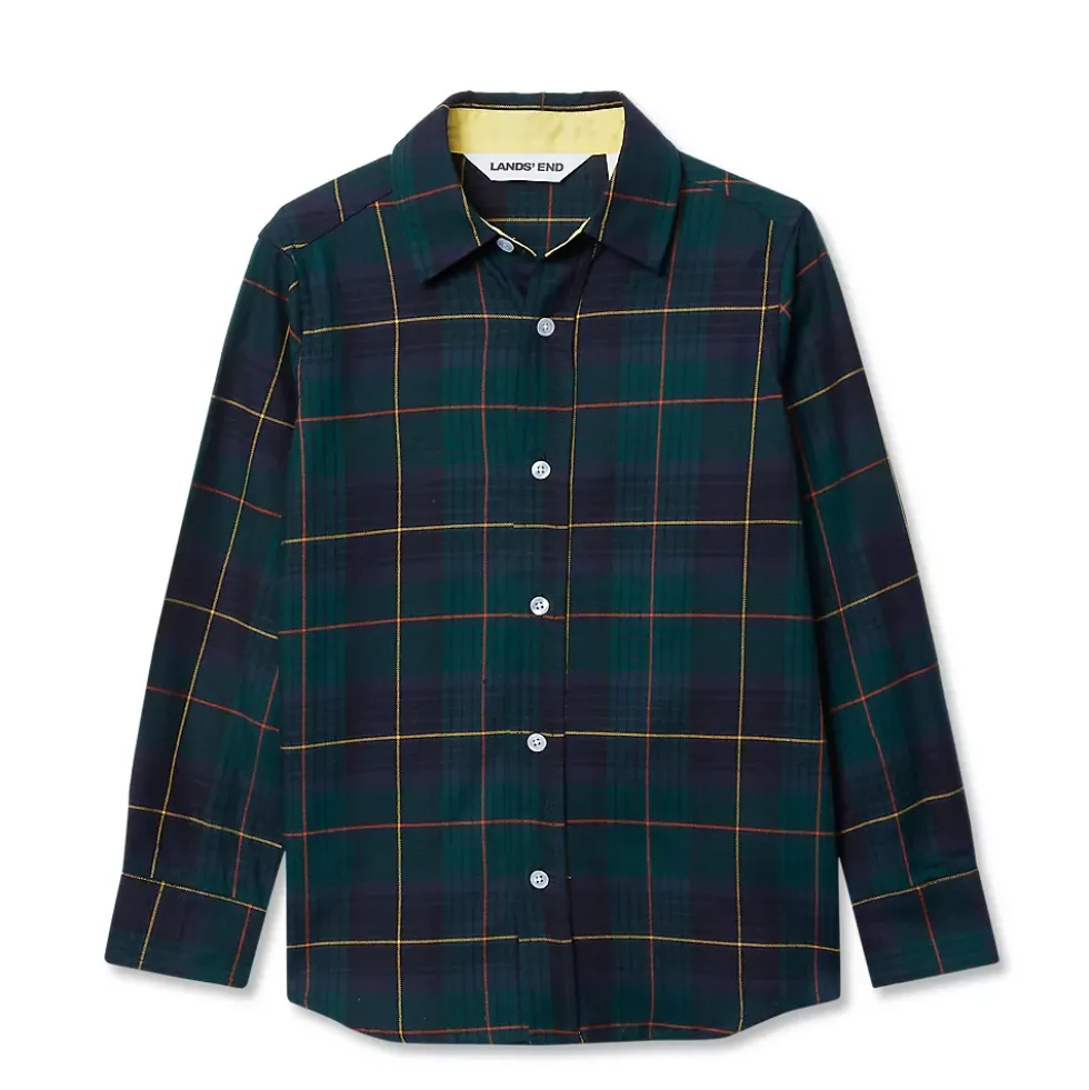 Boys Long Sleeve Poplin Shirt