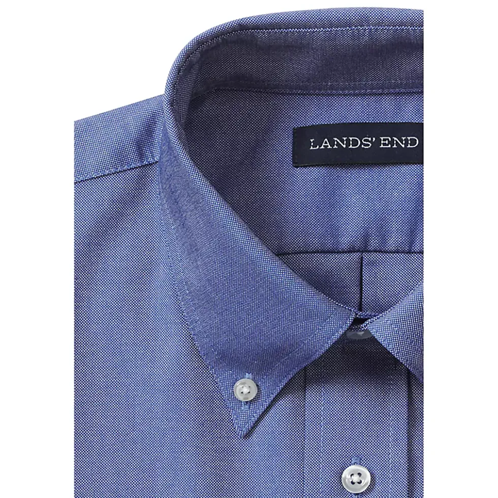 Boys Long Sleeve Solid Oxford Dress Shirt