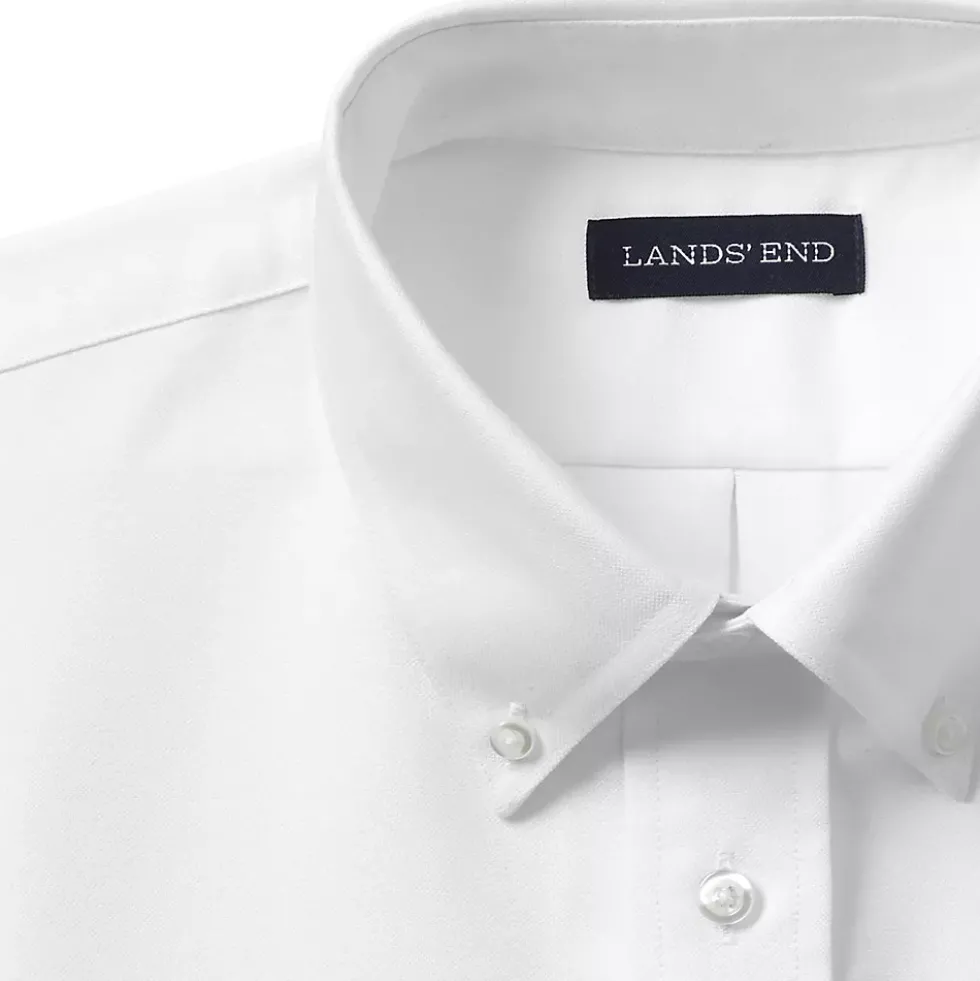 Boys Long Sleeve Solid Oxford Dress Shirt