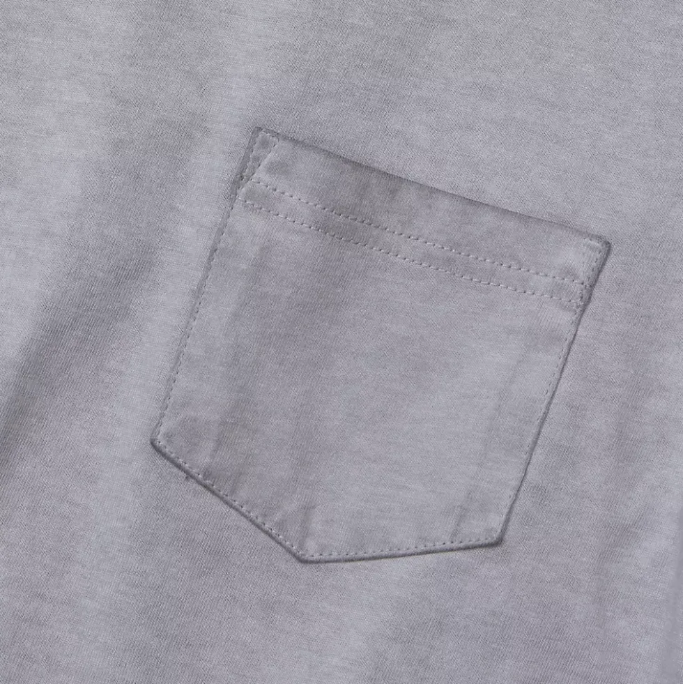 Boys Long Sleeve Washed Pocket Shirt