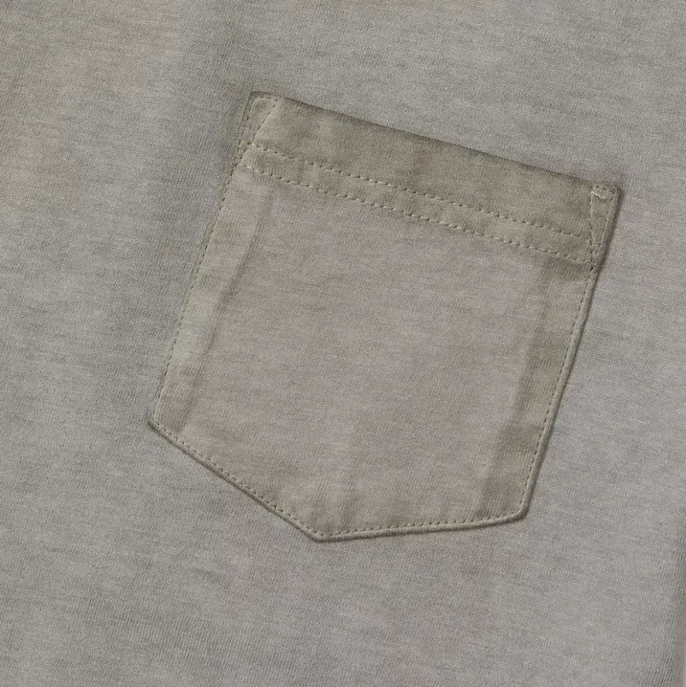 Boys Long Sleeve Washed Pocket Shirt