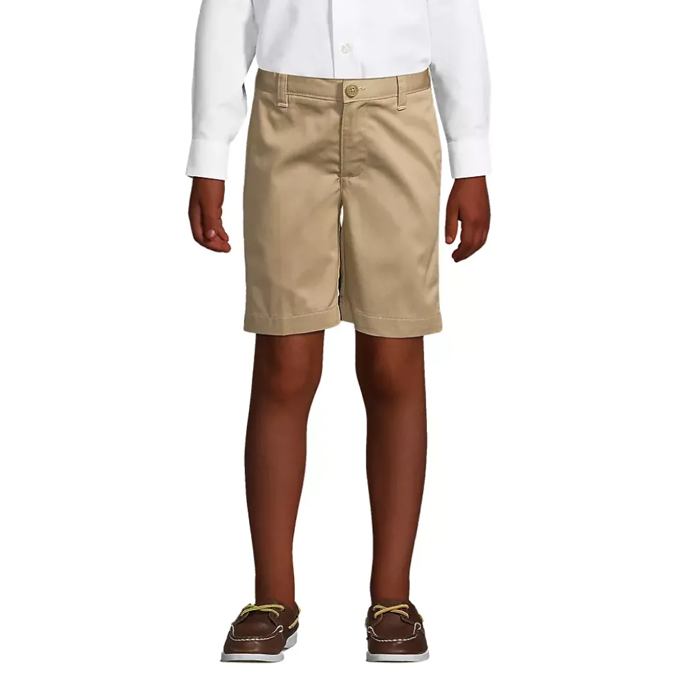 Boys Plain Front Blend Chino Shorts