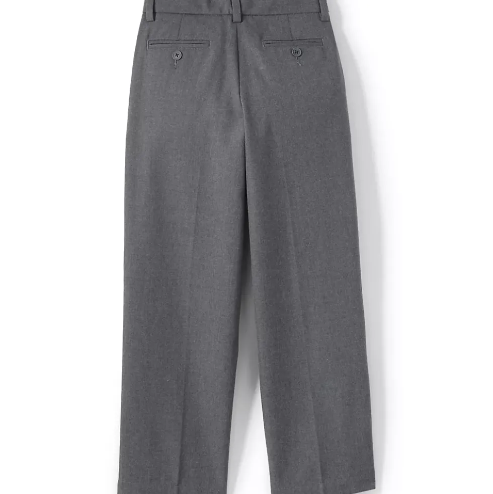 Boys Plain Front Dress Pants