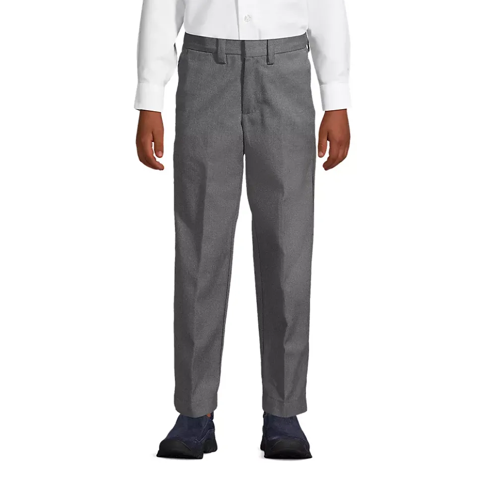 Boys Plain Front Dress Pants