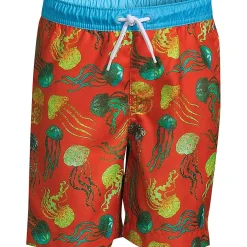 Boys Printed Volley Swim Trunks