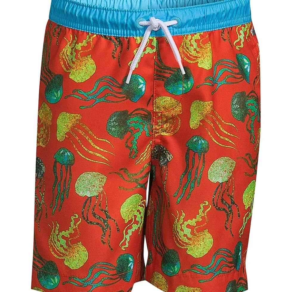 Boys Printed Volley Swim Trunks