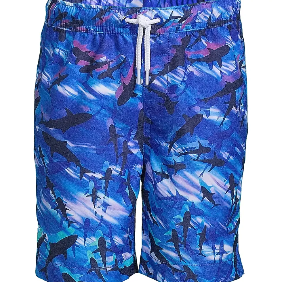 Boys Printed Volley Swim Trunks