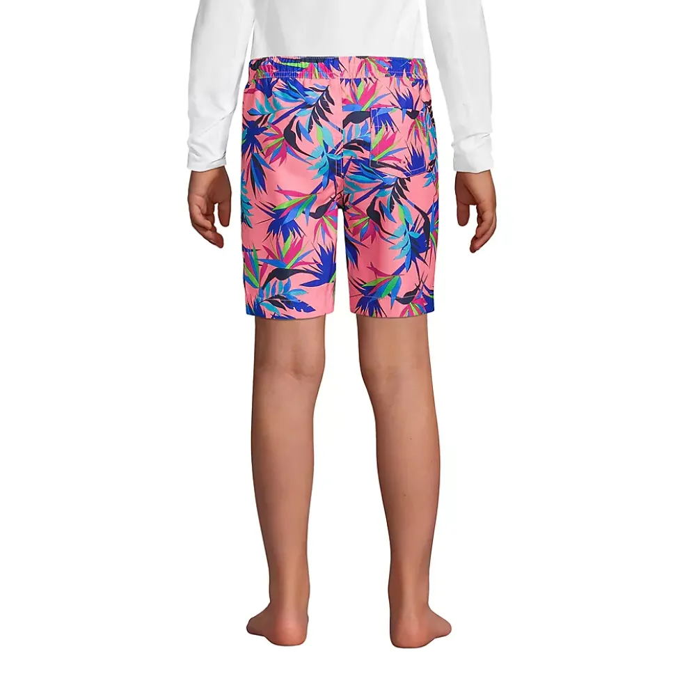 Boys Printed Volley Swim Trunks