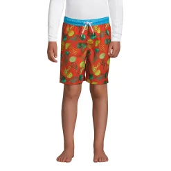 Boys Printed Volley Swim Trunks