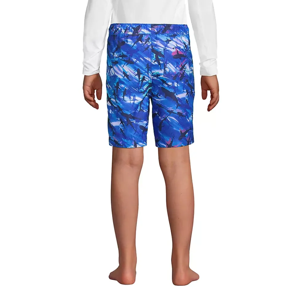 Boys Printed Volley Swim Trunks
