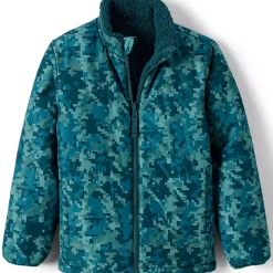 Boys Reversible Fleece Puffer Jacket