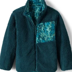 Boys Reversible Fleece Puffer Jacket