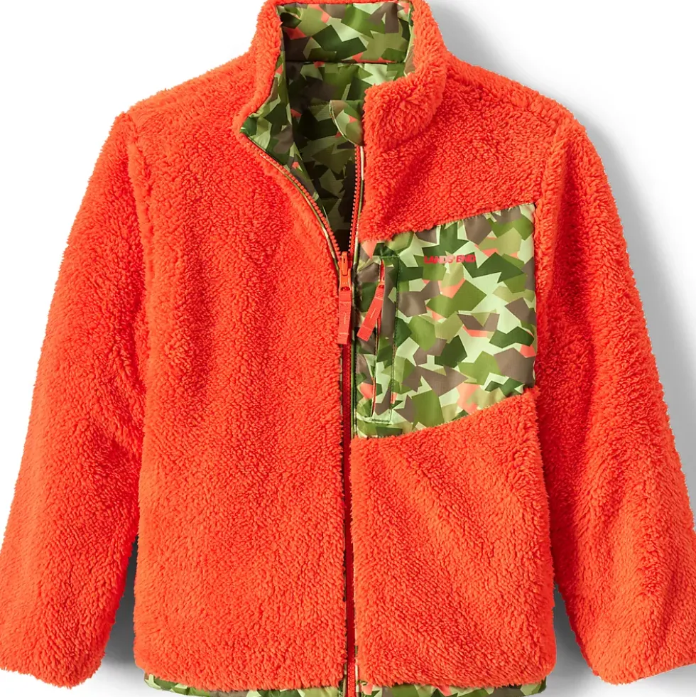 Boys Reversible Fleece Puffer Jacket