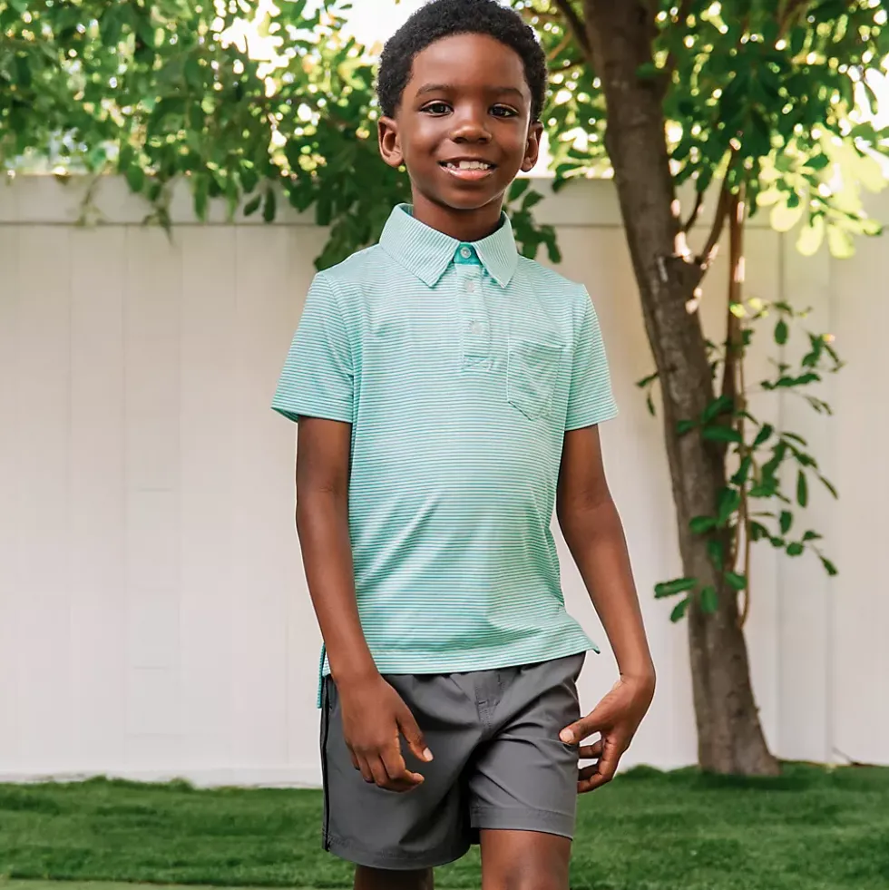 Boys Short Sleeve Adventure Performance Polo