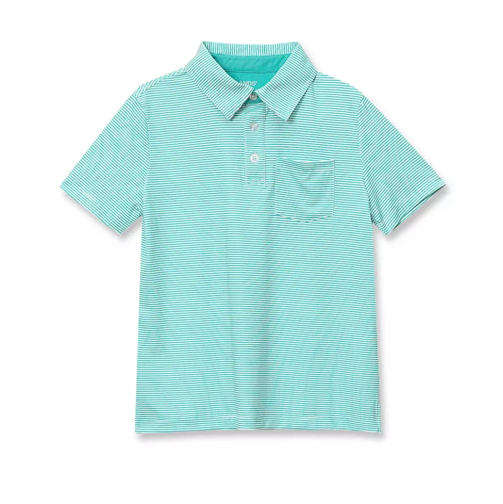 Boys Short Sleeve Adventure Performance Polo