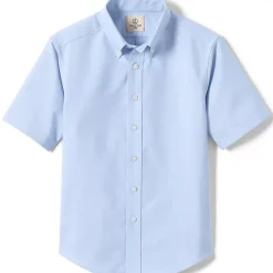 Boys Short Sleeve Oxford Dress Shirt