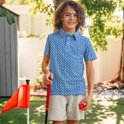 Boys Short Sleeve Performance Polo