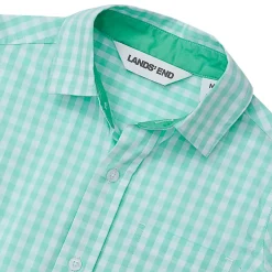 Boys Short Sleeve Poplin Camp Shirt