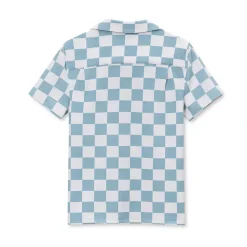 Boys Short Sleeve Slub Camp Shirt