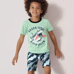 Boys Short Sleeve Tee and Shorts Pajama Set