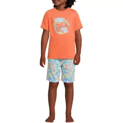 Boys Short Sleeve Tee and Shorts Pajama Set