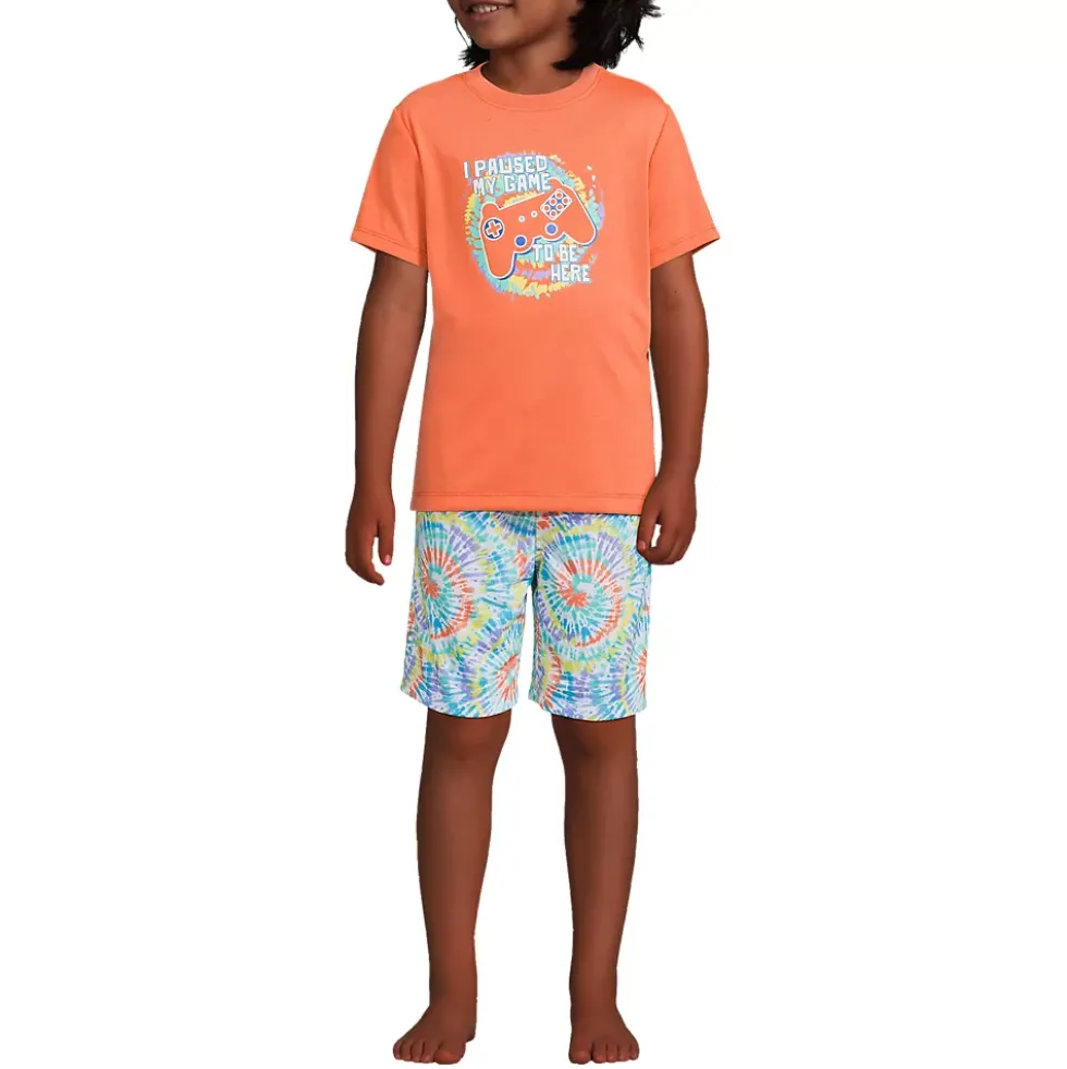 Boys Short Sleeve Tee and Shorts Pajama Set