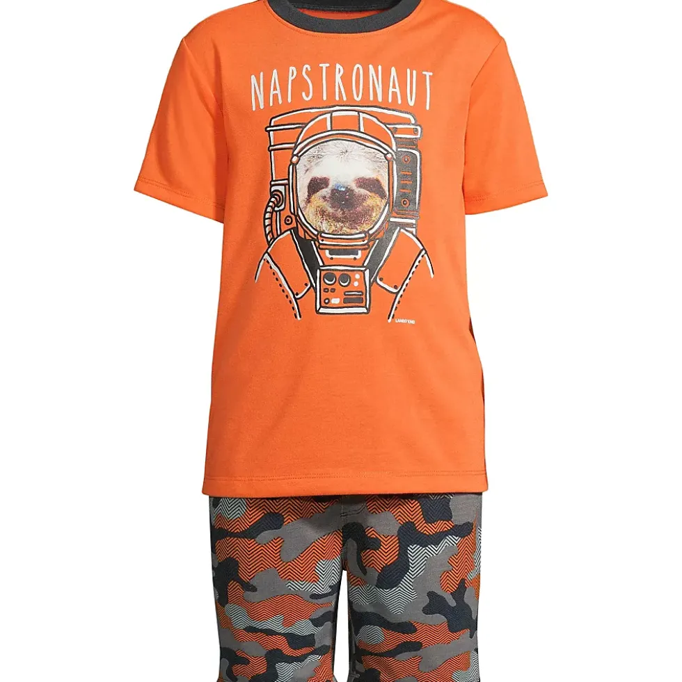 Boys Short Sleeve Tee and Shorts Pajama Set