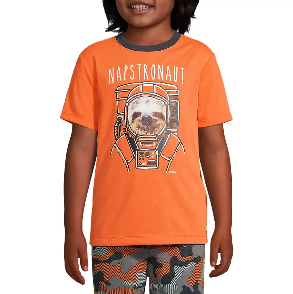 Boys Short Sleeve Tee and Shorts Pajama Set