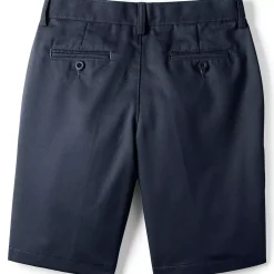 Boys Slim Plain Front Wrinkle Resistant Chino Shorts