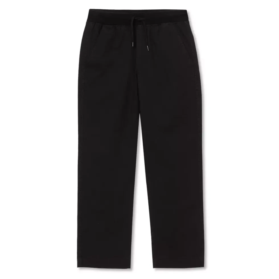 Boys Stretch Soft Rib Waist Iron Knee Pull On Pants