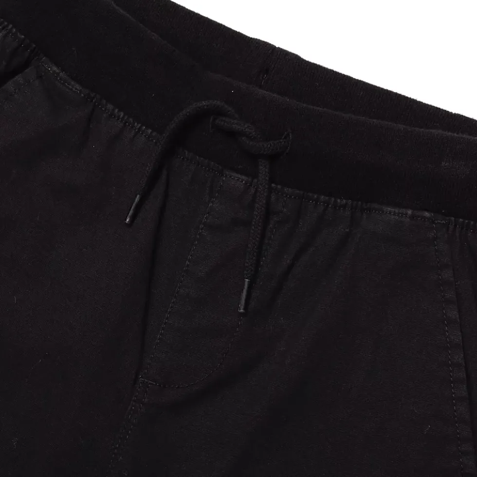 Boys Stretch Soft Rib Waist Iron Knee Pull On Pants