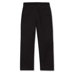 Boys Stretch Soft Rib Waist Iron Knee Pull On Pants
