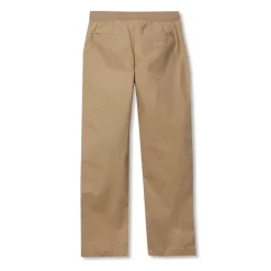 Boys Stretch Soft Rib Waist Iron Knee Pull On Pants
